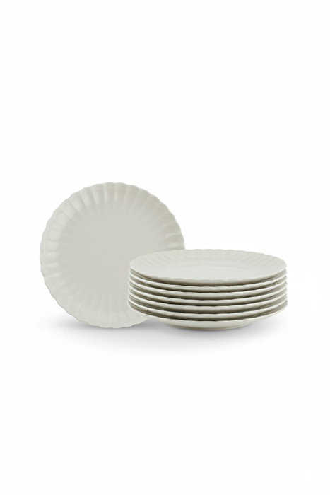 Hermia Juego de Servir Pasteles BNLZF21DUS600 Blanco, 6 Piezas
